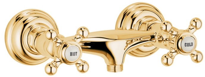 Kludi 1926 grifo para ducha a pared oro 516104520