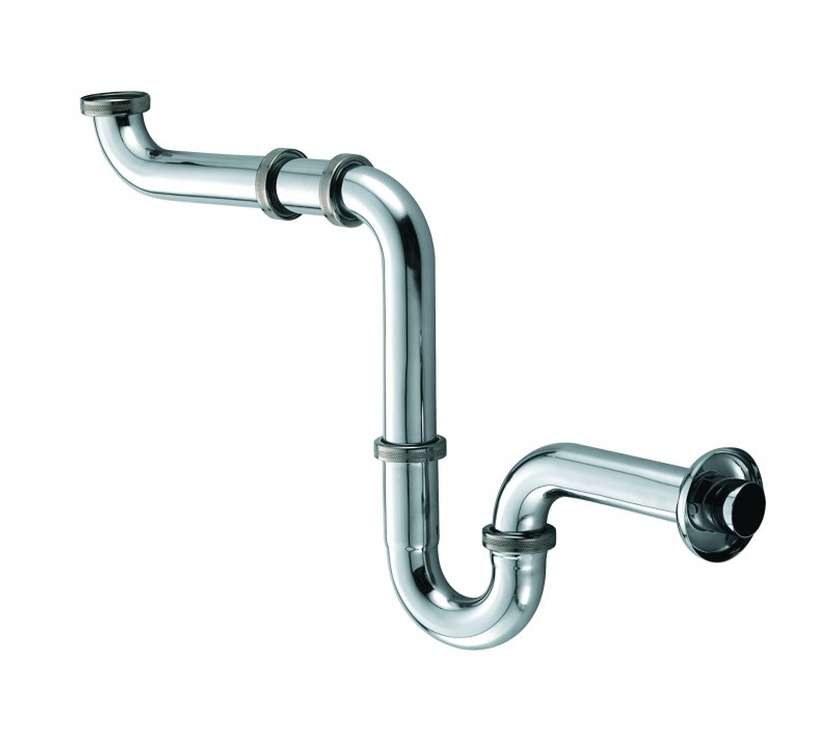 Kludi sifón de lavabo tubular cromo 1025505-00