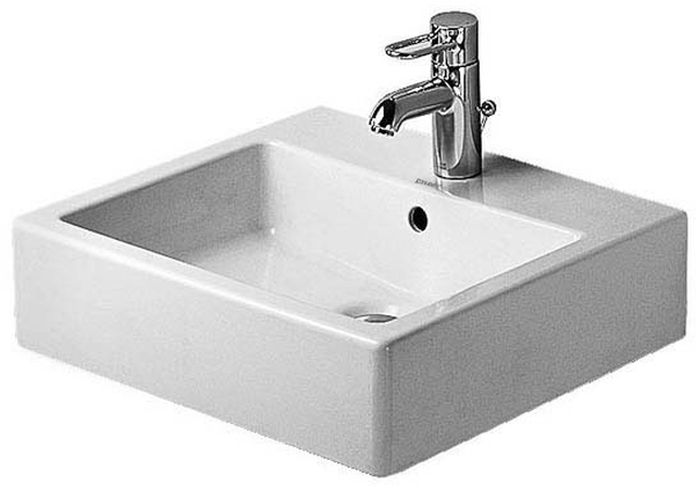 Duravit Vero lavabo 50x47 cm rectangular para mueble blanco 0454500000
