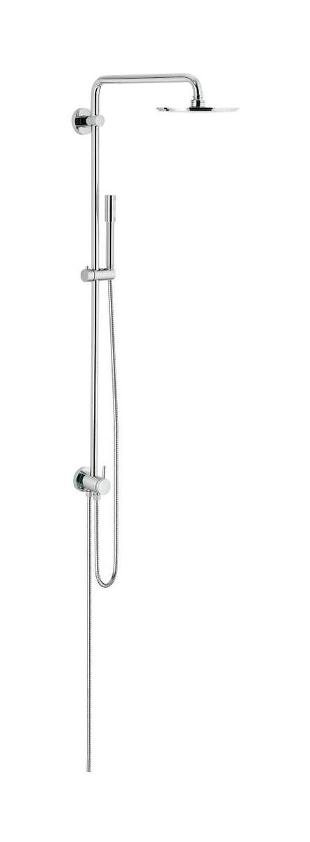 Grohe Rainshower conjunto de ducha a pared con rociador con efecto lluvia StarLight Chrome 27058000
