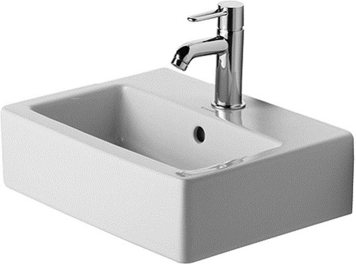 Duravit Vero lavabo 45x35 cm rectangular clásico-para mueble blanco 0704450000