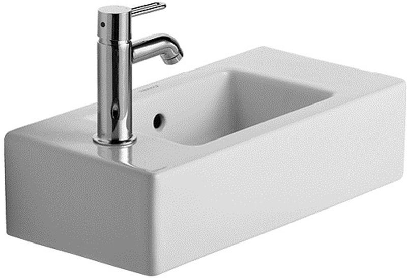 Duravit Vero lavabo 50x25 cm rectangular para mueble blanco 0703500009