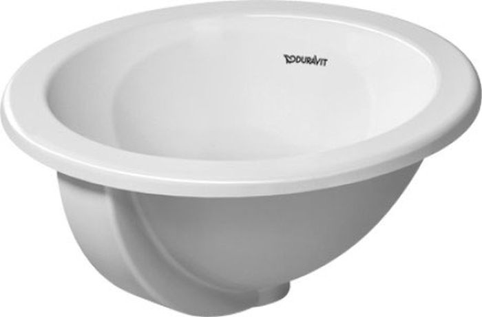 Duravit Architec lavabo 40x40 cm circular empotrado blanco 0318400000