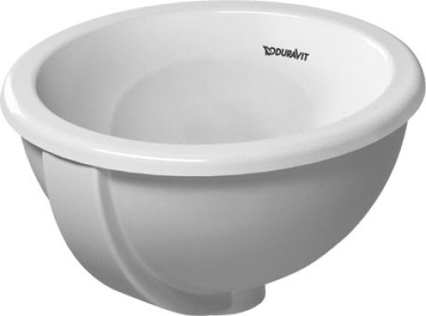 Duravit Bali lavabo 33.5x33.5 cm circular empotrado blanco 0473340031