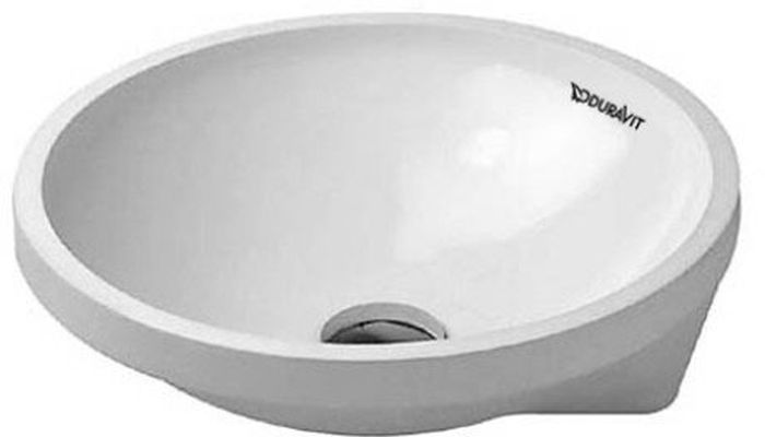 Duravit Architec lavabo 40x40 cm circular bajo encimera blanco 0463400000