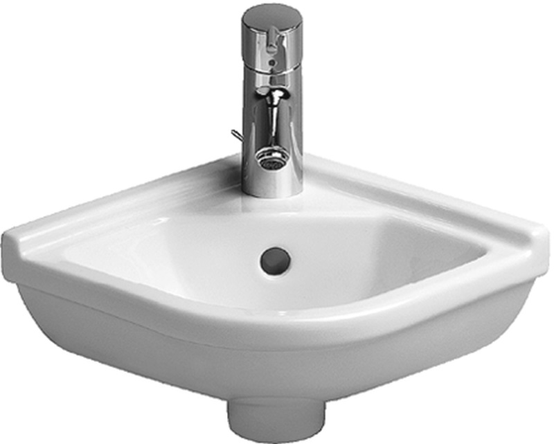 Duravit Starck 3 lavabo 43x38 cm esquina clásico blanco 0752440000