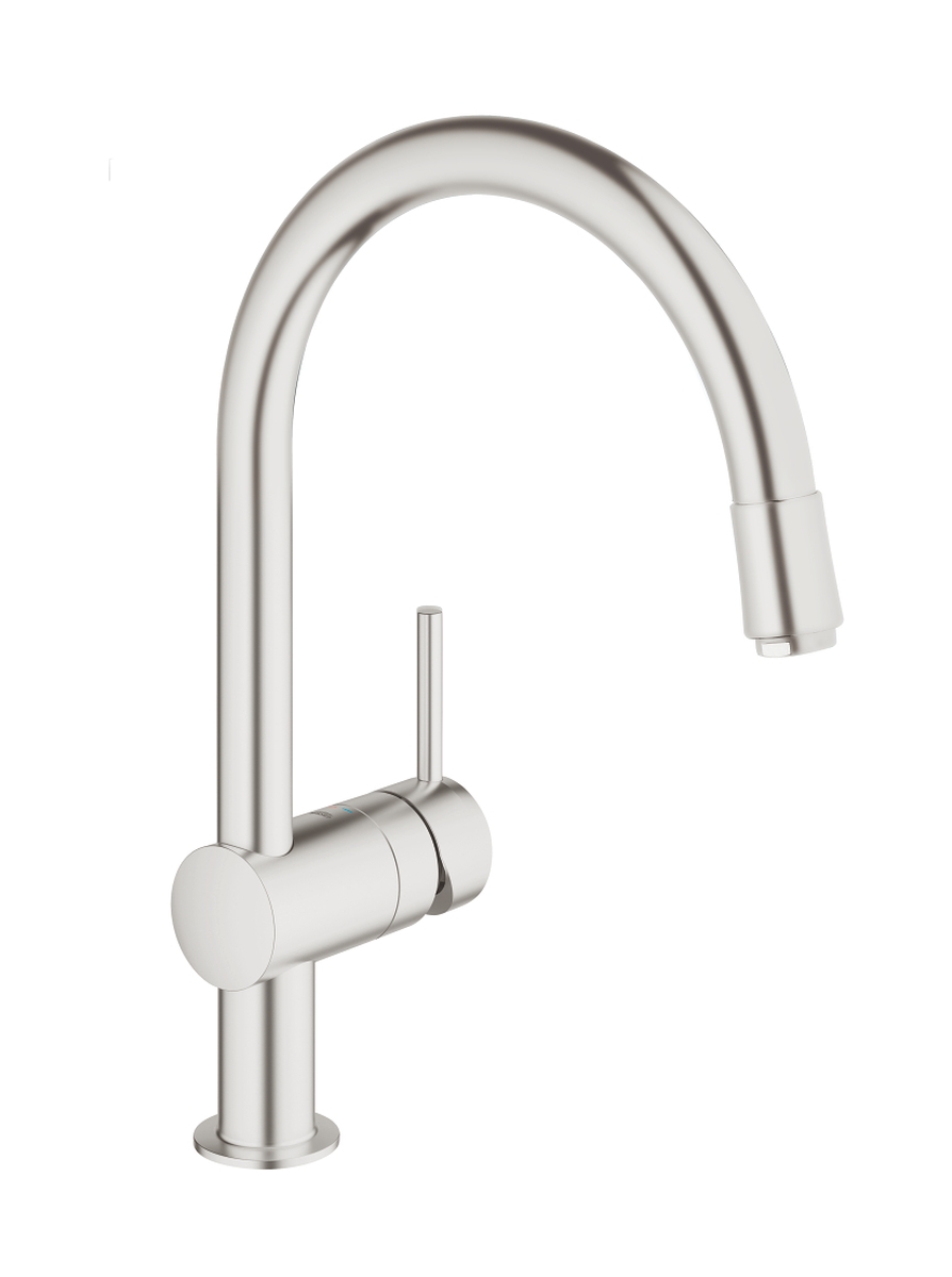 Grohe Minta grifo de cocina de pie SuperSteel 32918DC0