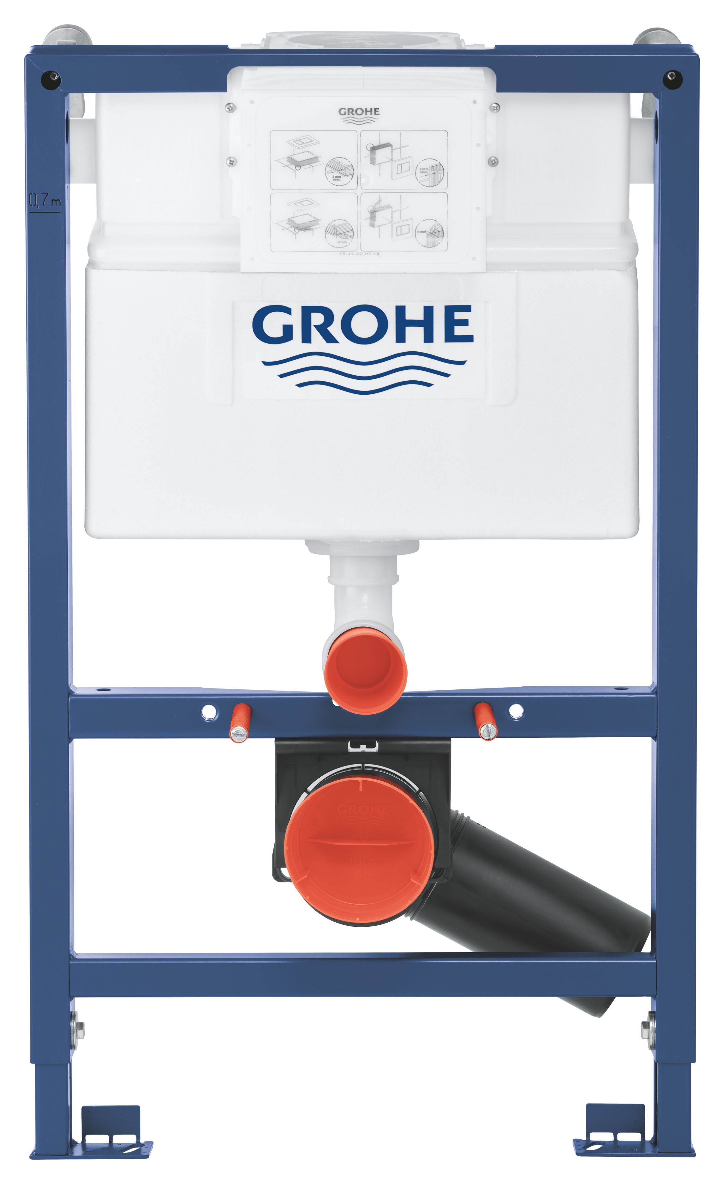 Grohe Rapid SL marco empotrado para inodoro suspendido 38526000