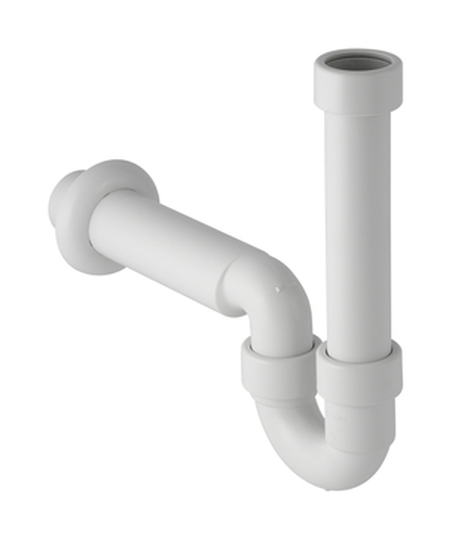 Geberit sifón de lavabo tubular blanco 152.704.11.1