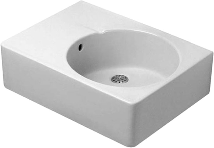 Duravit Design Classics lavabo 61.5x46 cm rectangular clásico-para mueble blanco 0685600011