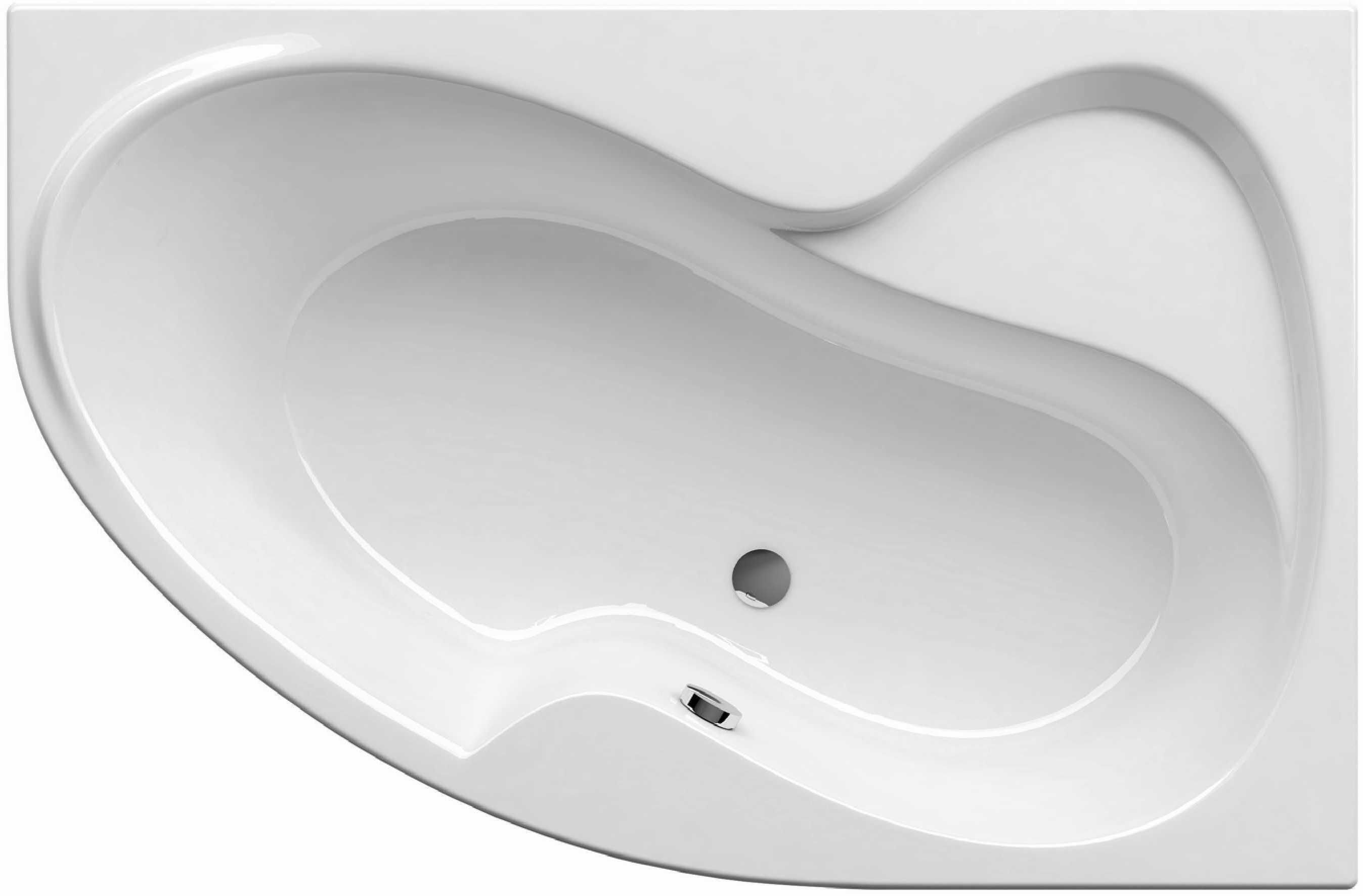 Ravak Rosa II bañera de esquina 160x105 cm derecha blanco CL21000000