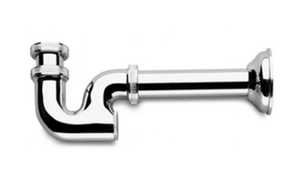 Zucchetti sifón de lavabo tubular cromo Z9506P