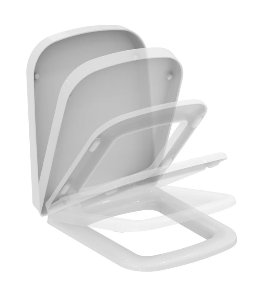 Ideal Standard Mia tapa de inodoro de cierre suave blanco J469701
