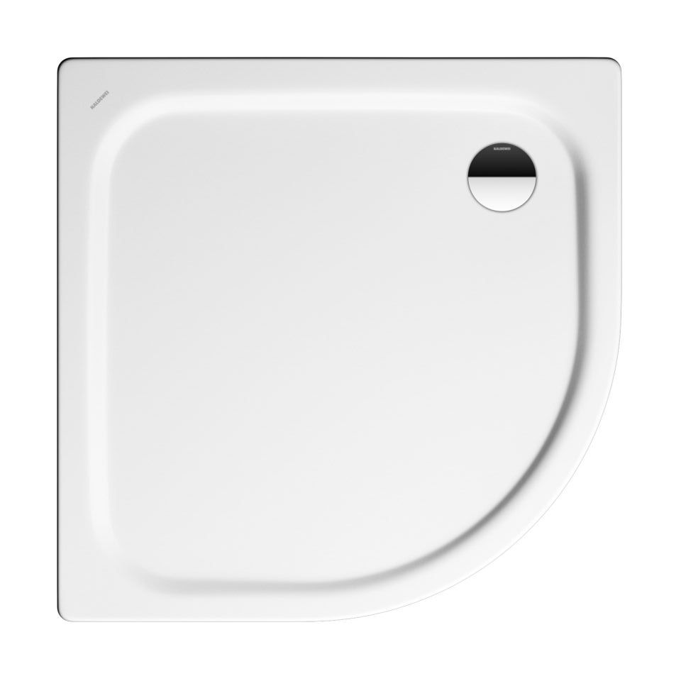 Kaldewei Zirkon plato de ducha semicircular 90x75 cm blanco 455500010001