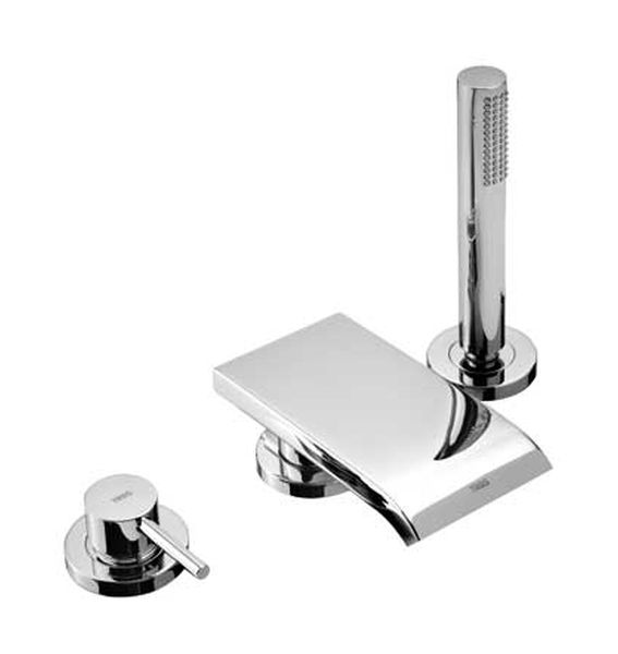 Tres Max-Tres grifo de bañera y ducha en bañera cromo 1.62.161