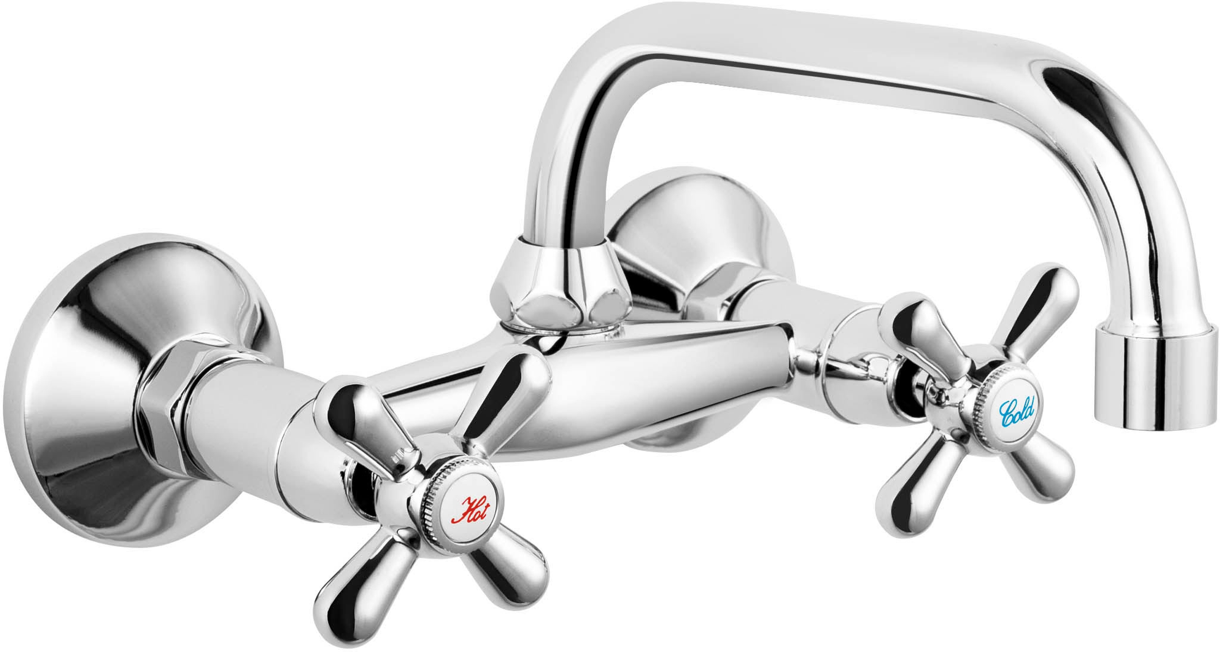 Ferro Retro grifo para lavabo a pared cromo XR3
