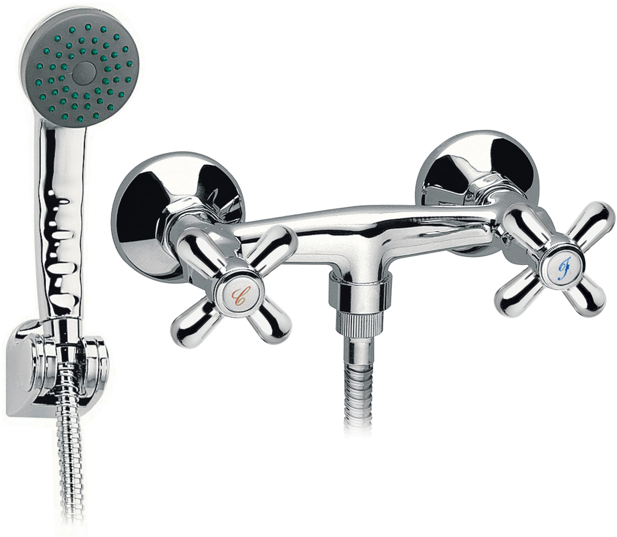 Ferro Retro grifo para ducha a pared cromo XR77