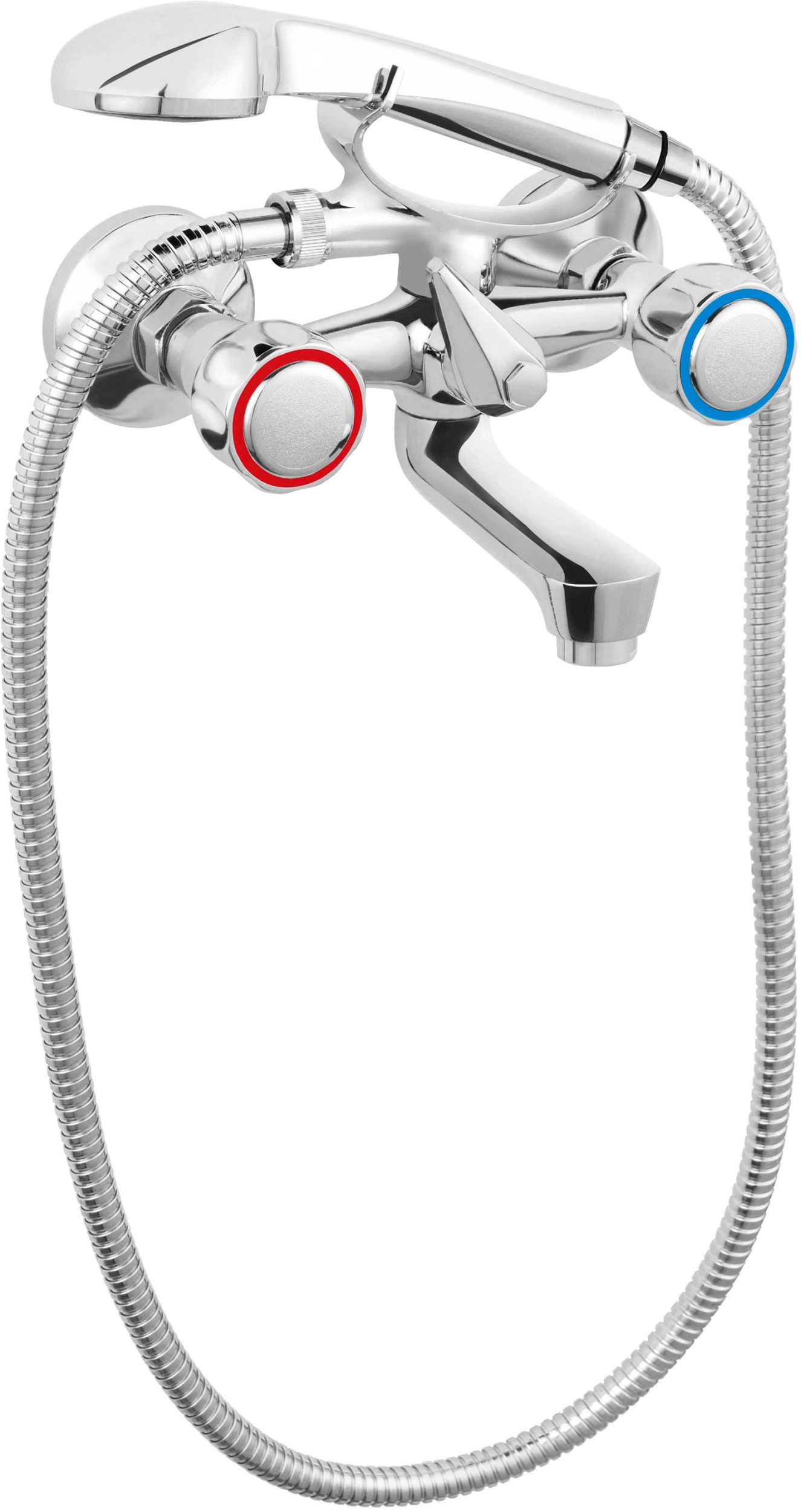 Ferro Standard grifo de bañera y ducha a pared cromo BST11