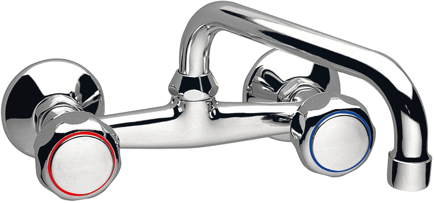 Ferro Standard grifo para lavabo a pared cromo BST3