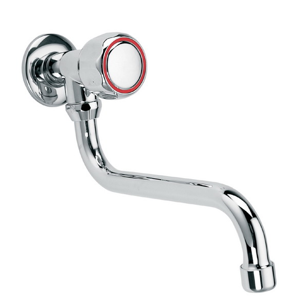 Ferro grifo de lavabo a pared cromo Z39