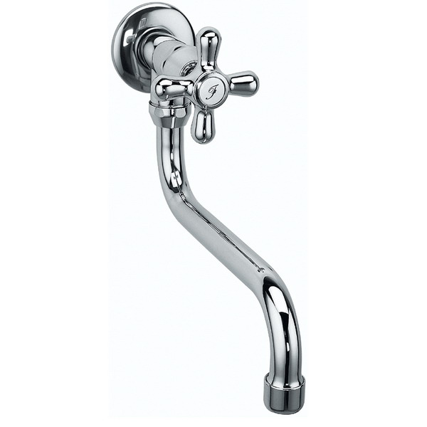 Ferro Retro grifo de lavabo a pared cromo Z40