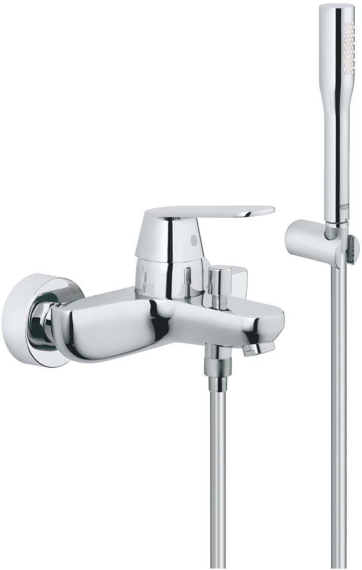 Grohe Eurosmart Cosmopolitan grifo de bañera y ducha a pared StarLight Chrome 32832000