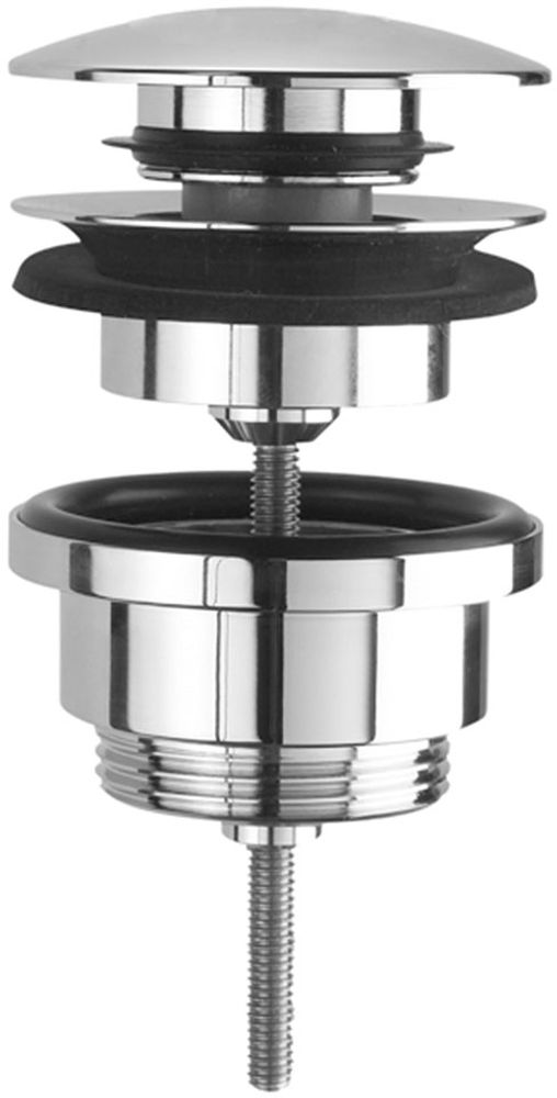 Tres Simple tapón para lavabo cromo 1.61.840