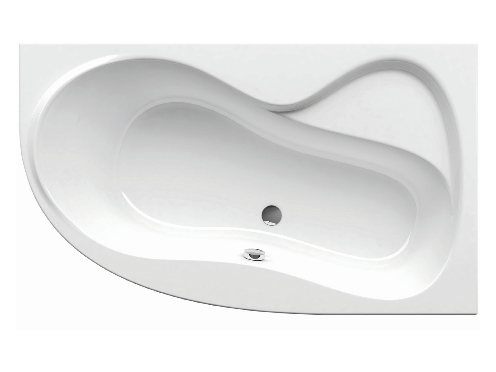 Ravak Rosa 95 bañera de esquina 160x95 cm derecha blanco C581000000