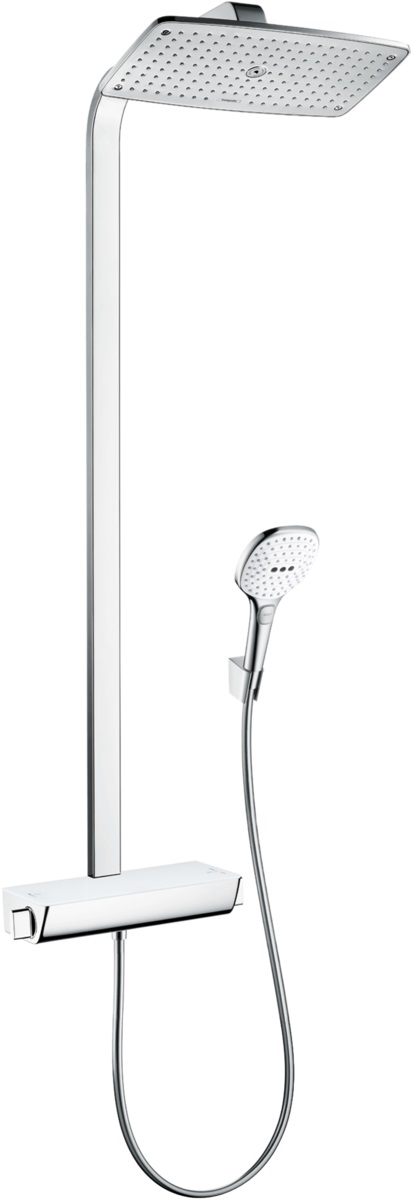 Hansgrohe Raindance conjunto de ducha a pared con termostato cromo-blanco 27112400
