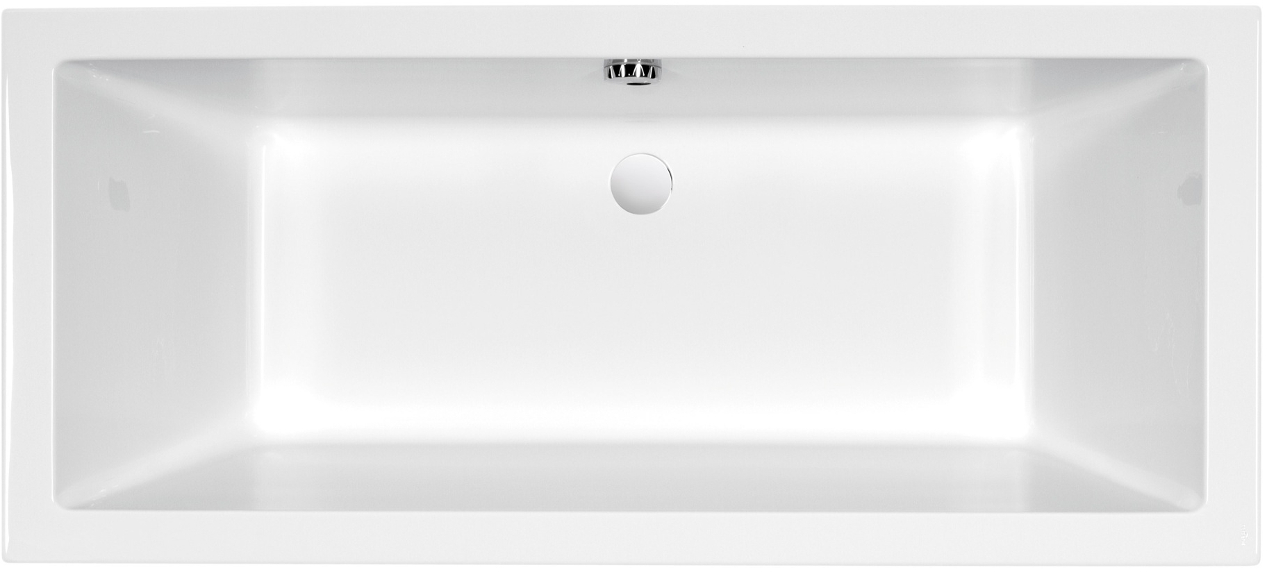 Cersanit Intro bañera rectangular 150x75 cm blanco S301-066