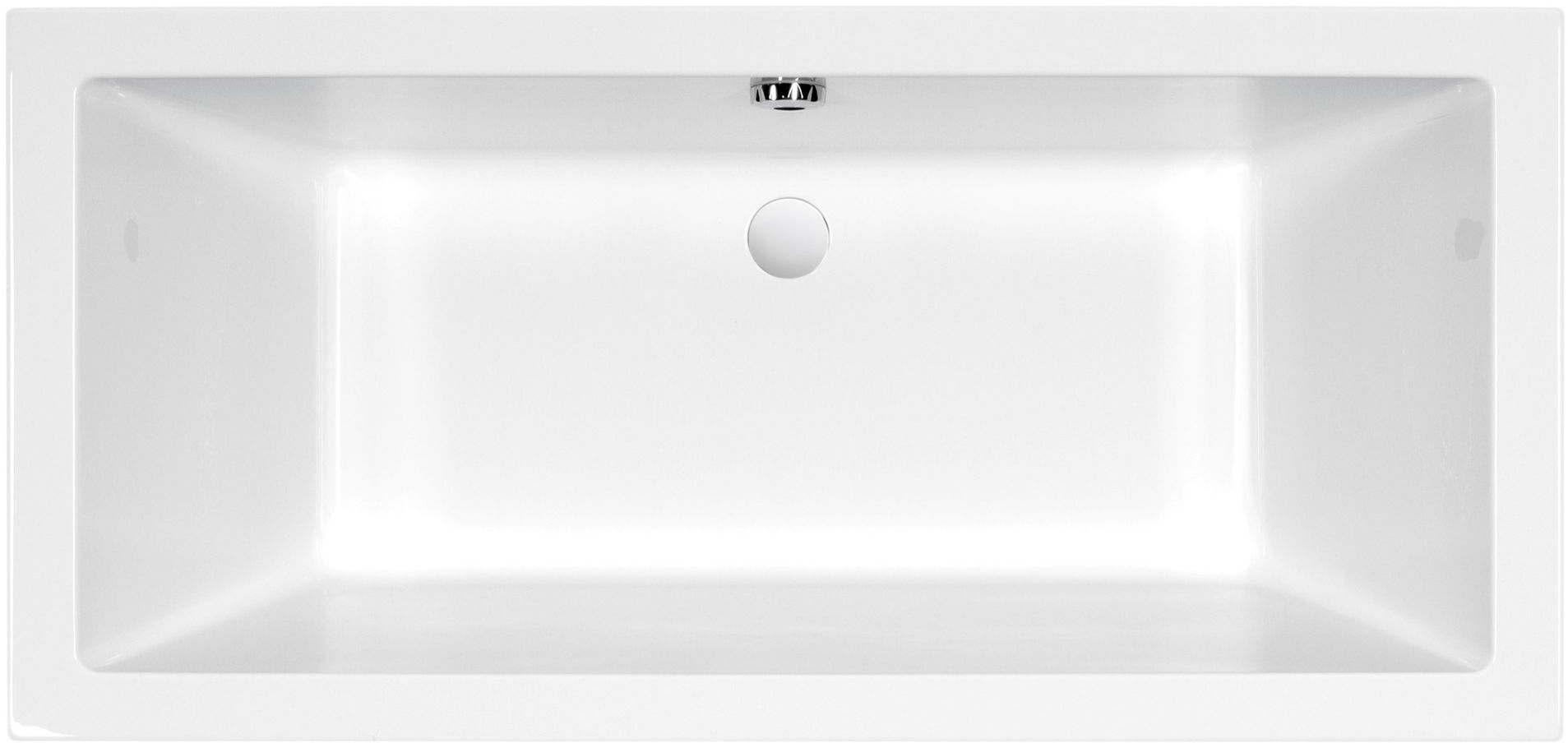 Cersanit Intro bañera rectangular 160x75 cm blanco S301-067