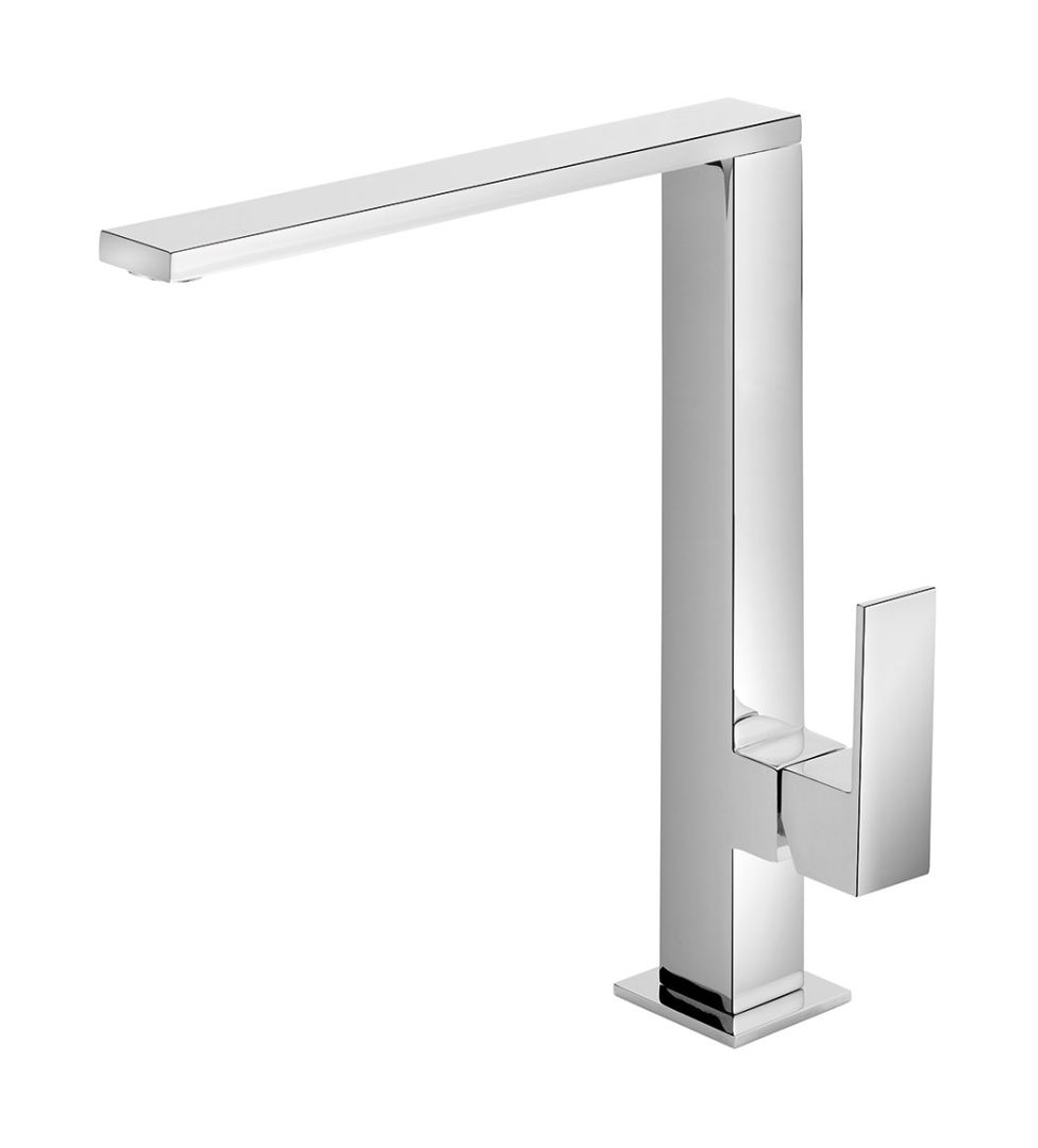 Tres Cuadro-Tres grifo de cocina de pie cromo 1.06.486