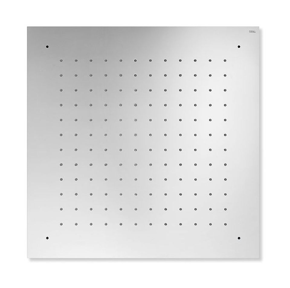 Tres Exclusive ducha con efecto lluvia 50x50 cm cuadrada cromo 1.34.951