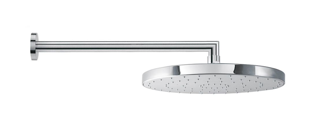 Tres Selection ducha con efecto lluvia 30x30 cm circular cromo 1.34.432