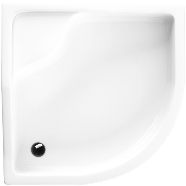 Schedpol Go Baby plato de ducha semicircular 90x90 cm blanco 3.039