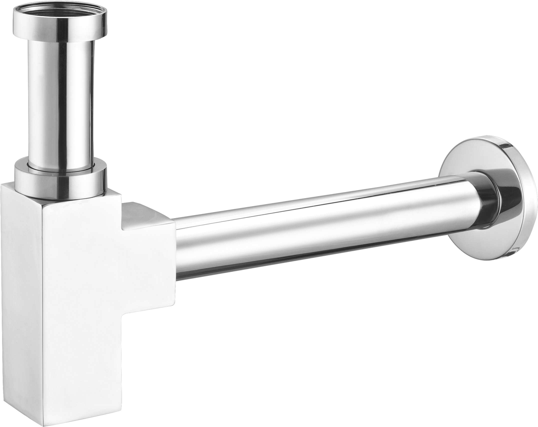 Omnires sifón de lavabo botella cromo A5555CR