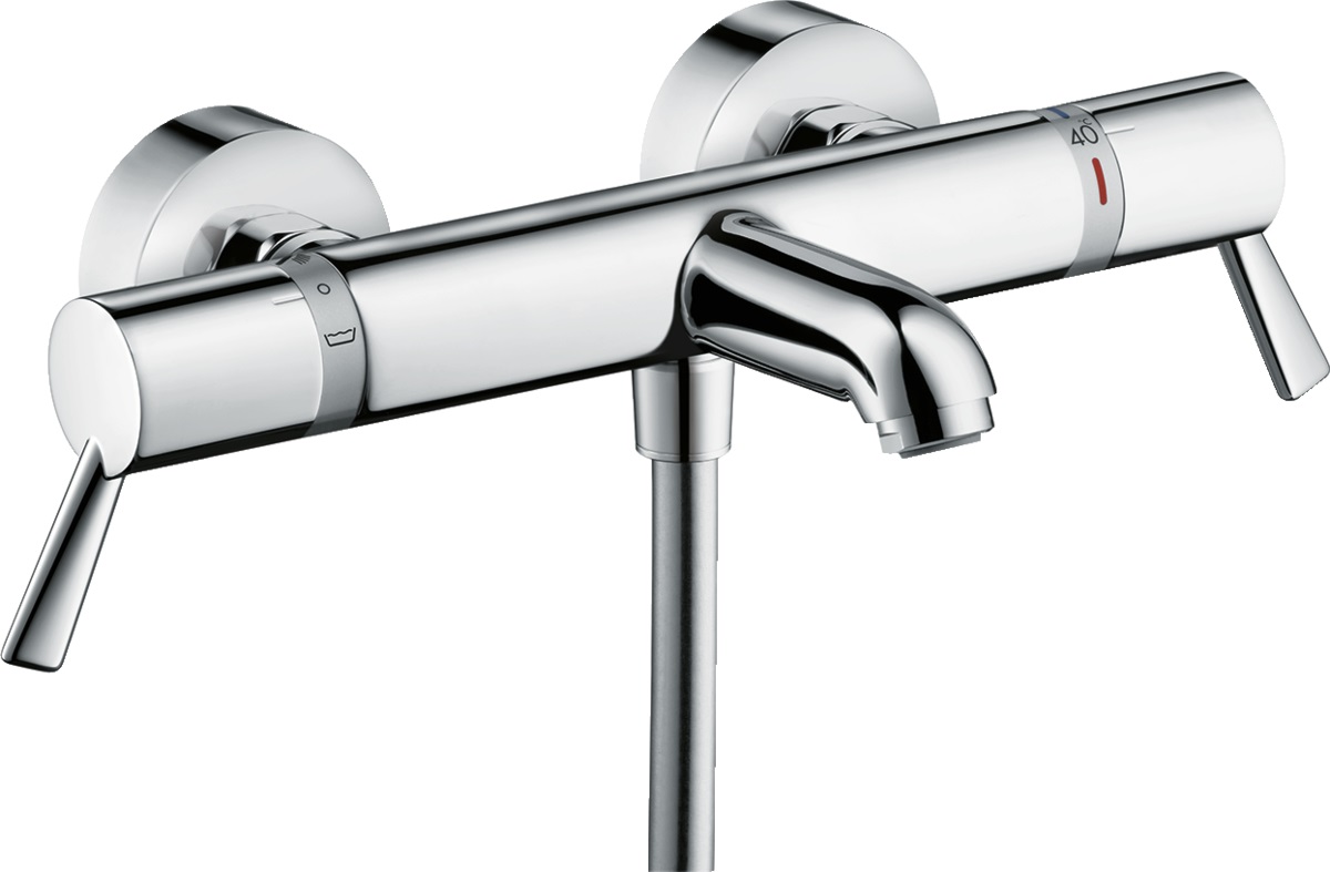 Hansgrohe Ecostat grifo de bañera y ducha a pared con termostato cromo 13115000