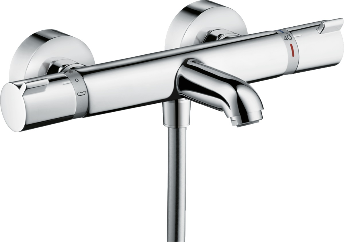 Hansgrohe Ecostat grifo de bañera y ducha a pared con termostato cromo 13114000