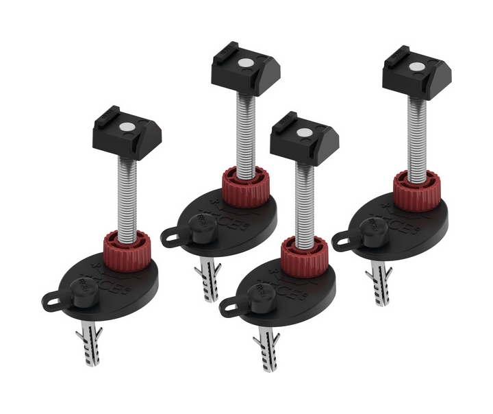 Tece Drainline patas de montaje del desagüe cm 660004