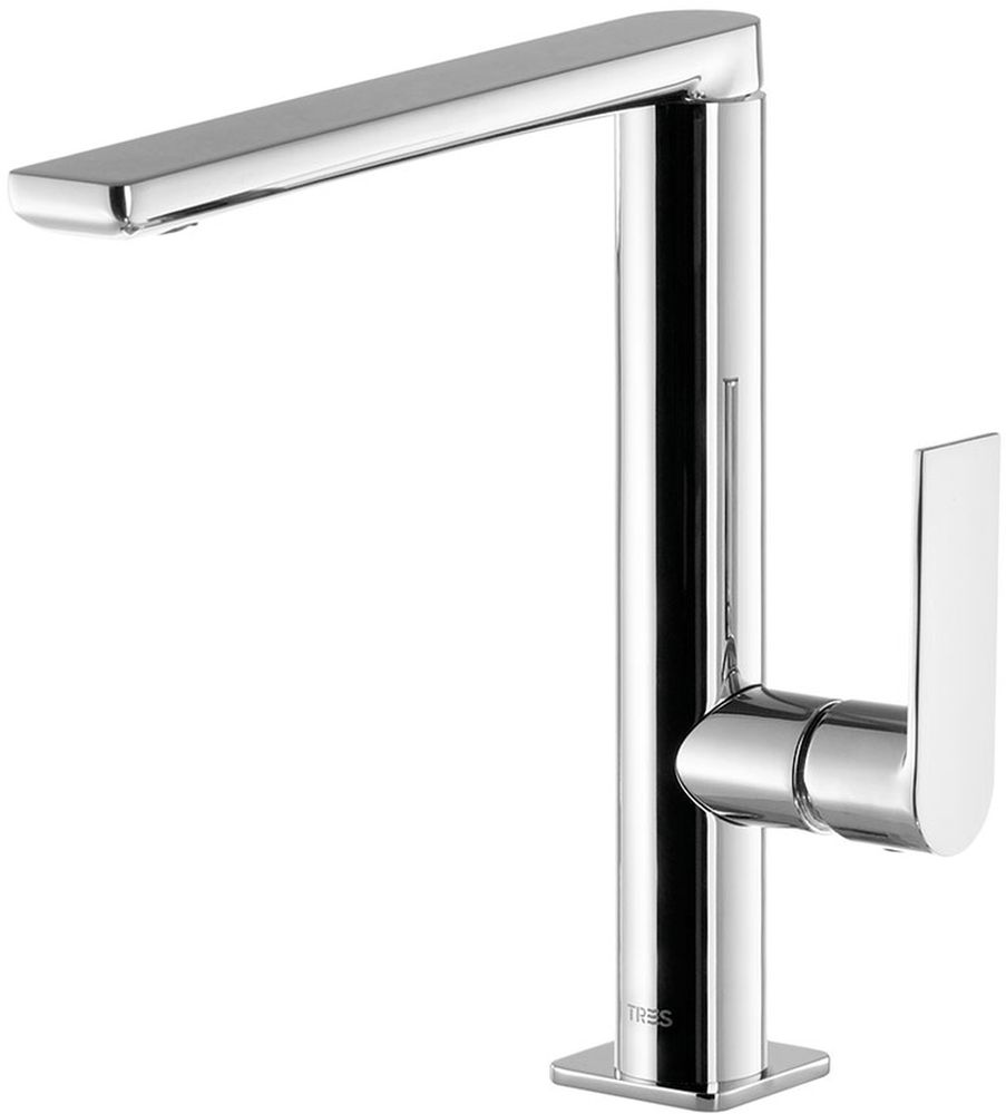 Tres Loft-Tres grifo para lavabo de pie cromo 200.205.02
