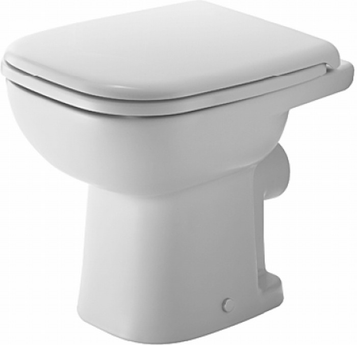 Duravit D-Code taza de inodoro de pie blanco 21080900002