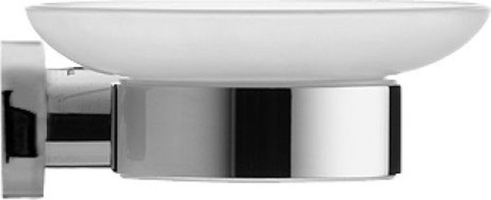 Duravit D-Code jabonera de pared cromo-blanco 0099181000