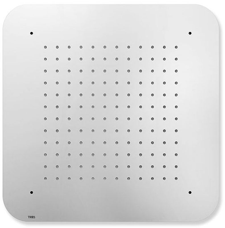 Tres Exclusive ducha con efecto lluvia 42x42 cm cuadrada cromo 299.516.07