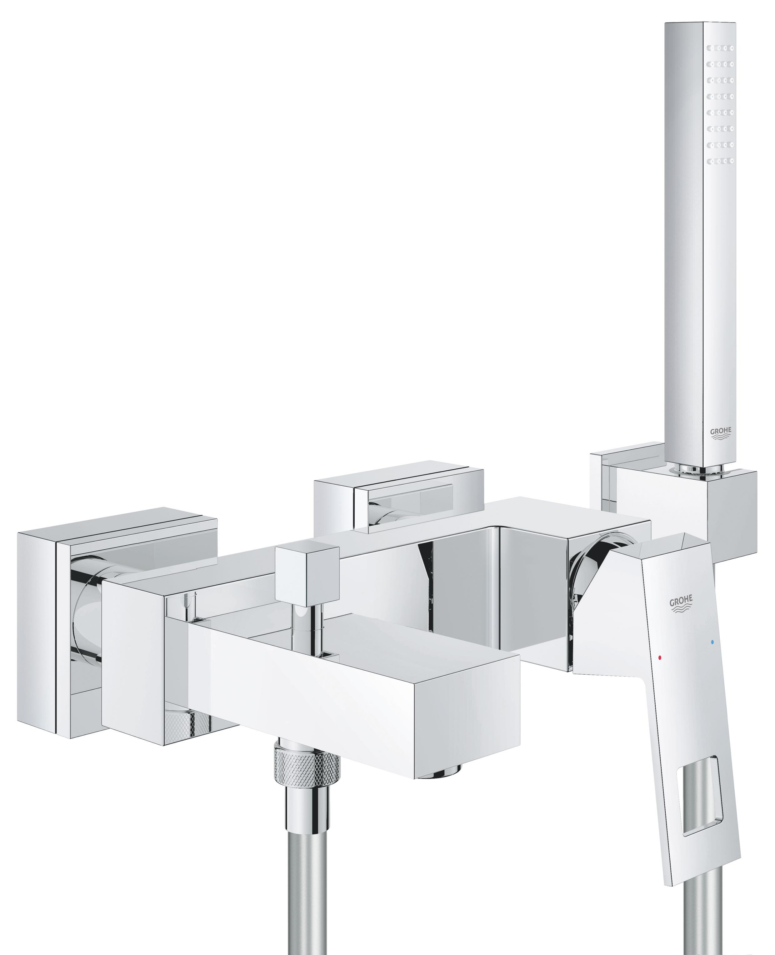 Grohe Eurocube grifo de bañera y ducha a pared cromo 23141000