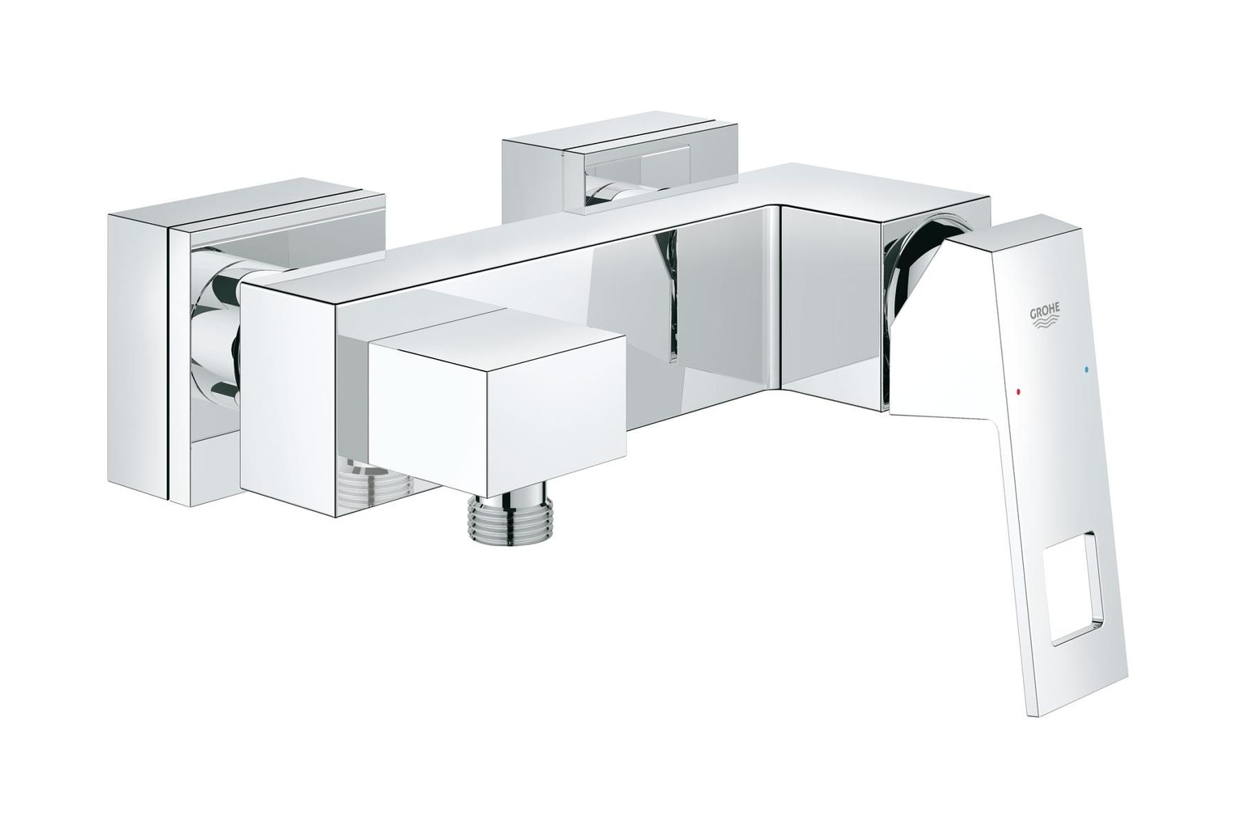 Grohe Eurocube grifo para ducha a pared StarLight Chrome 23145000