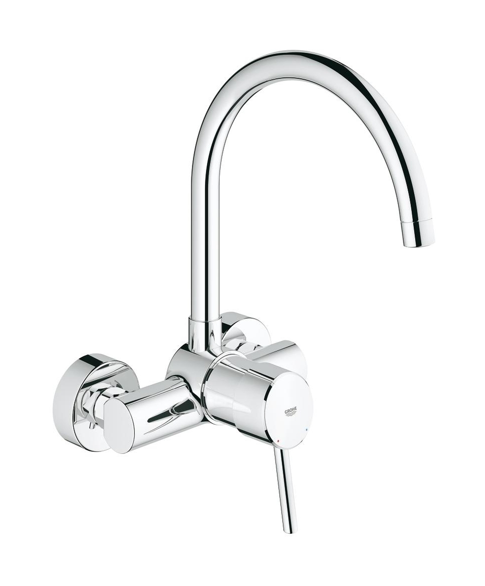 Grohe Concetto grifo de cocina a pared StarLight Chrome 32667001