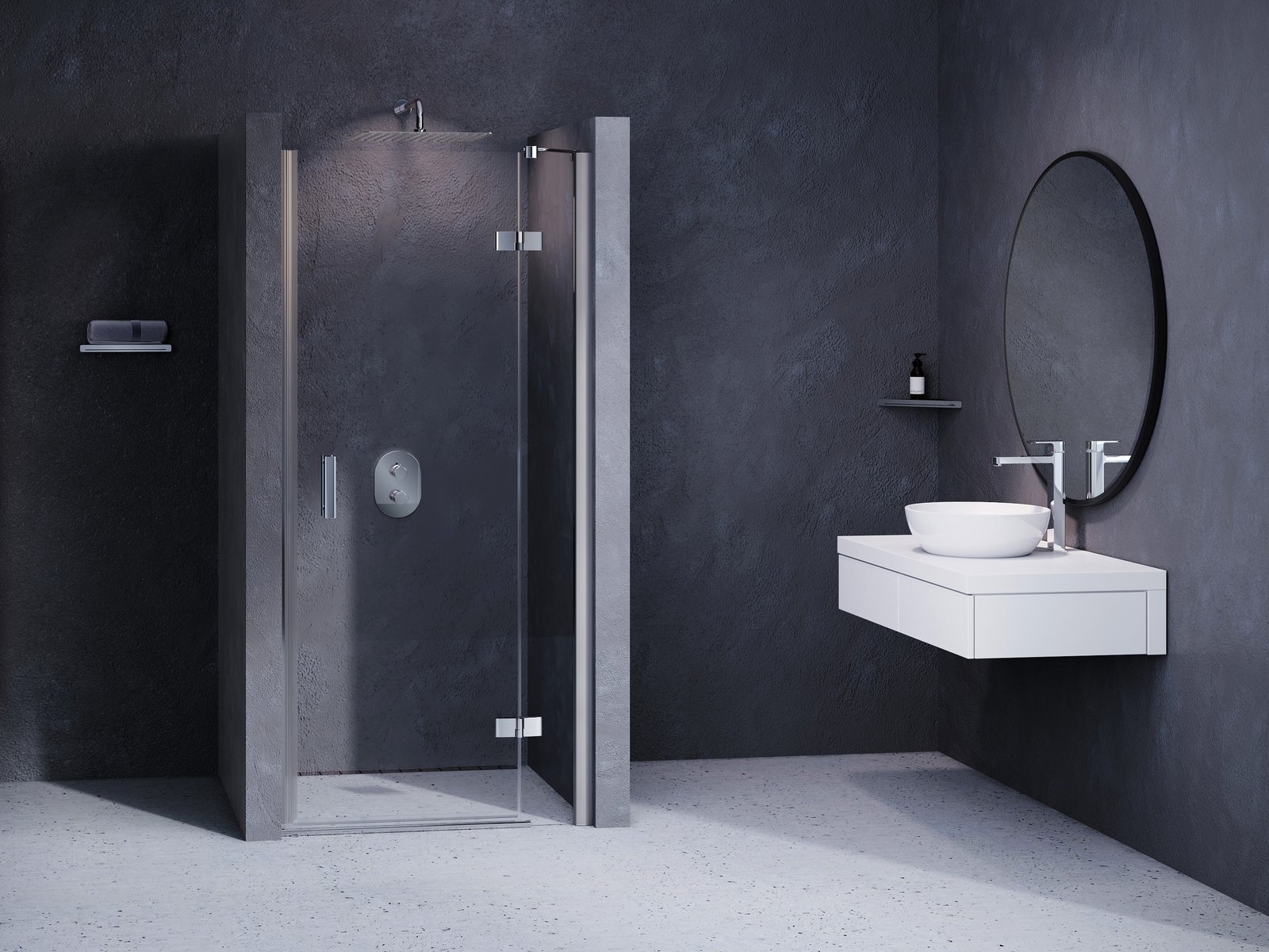 Ravak SmartLine puerta de ducha 110 cm oscilante cromo brillante/vidrio transparente 0SPDBA00Z1