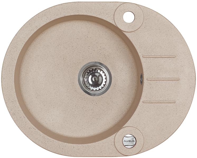 Alveus Rock'n'Roll fregadero de granito 59.5x47.5 cm beige 1214055