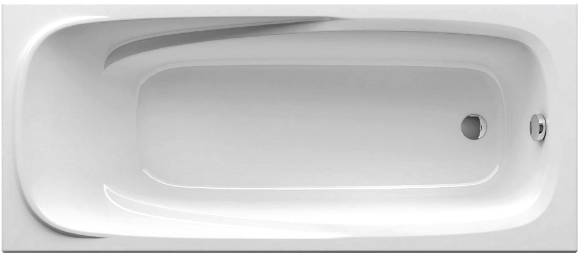 Ravak Vanda II bañera rectangular 160x70 cm blanco CP11000000