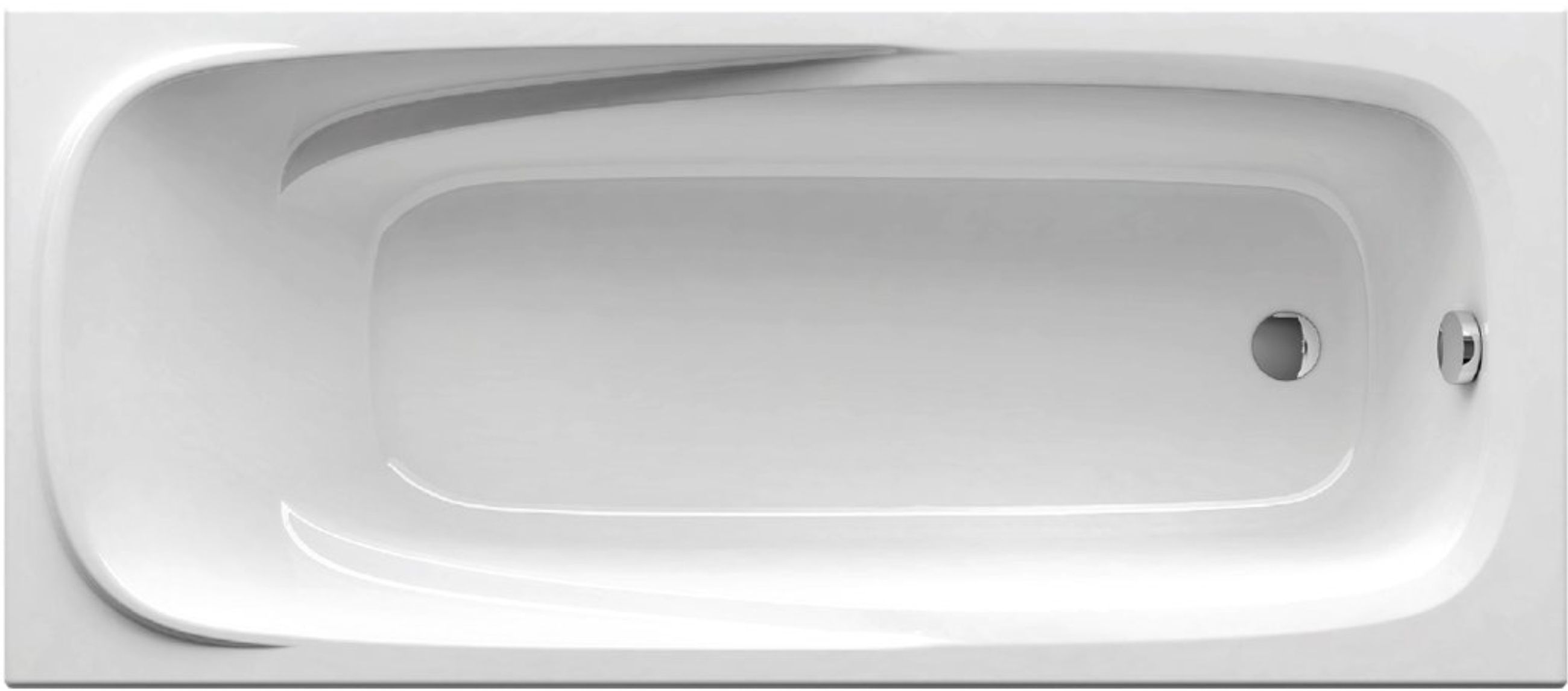 Ravak Vanda II bañera rectangular 170x70 cm blanco CP21000000